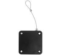 ASAKKURA Heavy Duty Automatic Door Closer for Interior Door Quiet Operation and Latching Function Black Plastic and Steel Wire Material for Home Use