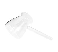 ASAKKURA High Borosilicate Turkish Coffee Pot 350Ml Glass Milk Jug with Ergonomic Handle for Latte Art and Multi-Function Coffee Use