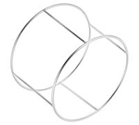 ASAKKURA Household Food Plate Rack Seafood Dish Stand Double-Layer Stainless Steel Stable Bottom Multi-Function Simple Structure Design Fine and Unique Shape Design for Seafood Restaurant