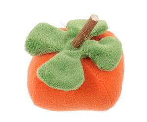 ASAKKURA Interactive Silvervine Cat Plush Fruit Shaped Chew Stick for Cats, Multifunctional Kitten Teething Supply to Clean Teeth and Stress, Indoor Play