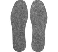 ASAKKURA Large Breathable Wool Felt Insoles for Work Boots, Thermal Thickened Shoe Inserts Sweat Absorption, Cuttable Warm Winter Boot Liners for Men and Women Size S (25cm)
