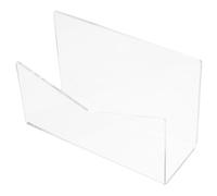 ASAKKURA Mail Organizer Acrylic Desk Letter Holder 12.6x7.5x5.1inch Rounded Corners Organizes Letters Simple Design Craftsmanship Holder for Home and School
