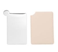 ASAKKURA Makeup Mixing Palette Foundation Mixing Palette 3.67x2.08x0.08 in Stainless Steel Portable Design Versatile Use for Makeup Kit On-the-go