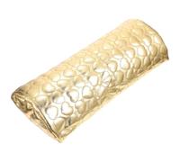 ASAKKURA Manicure Hand Rest Heart Hand Pillow Golden Pu Material Love-heart Shape Comfortable Cushion Reduce Wrist Fatigue for Fashion Ladies and Nail Lovers in Professional Salons