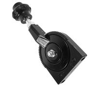 ASAKKURA Manual Throttle Control Lever for Agricultural Vehicles and Excavator, Black Metal and Plastic Push-Pull Short Handle with Smooth Operation and Rapid Throttle Response, for Easy