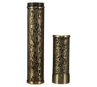 ASAKKURA Metal External Impacts, for Camping for Pressure Resists Single Holder Tube with Elegant Design, Portable Case Convenient Storage Cigar Travel Business Trips