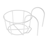 ASAKKURA Metal Rabbit Hay Feeder Guinea Pig Hay Holder Space-saving Metal Iron 12cm Flowerpot-style Hanging Rack for Small Animals Cage Use