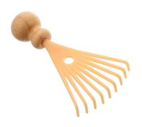 ASAKKURA Mini Head Massager Claw for Scalp Acupoint Relaxation Portable Handheld Head Scratcher Tool Beige Compact Design for Stress Relief and Improved Blood Flow
