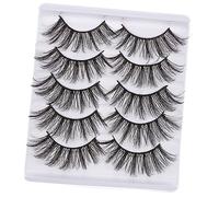 ASAKKURA Natural False Eyelash Extensions for Women Self-adhesive Fake Lash Easy Application for Day Night Looks for Parties Daily Makeup Eye Appearance