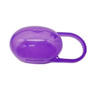 ASAKKURA Pacifier Travel Case 5Pcs Pacifier Holder for Soother Storage with Protective PP Material and Convenient Carry Loop for Home and Travel Use Random Color