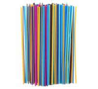 ASAKKURA P ilament Refills 2.5mm X 15cm 260pcs for 3D Printing Pens, Low Temperature P ilament Accessories with Vivid Colour Variety and Random Color for Projects