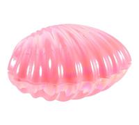 ASAKKURA Pearlescent Shell-Shaped Jewelry Storage Box Large Pink Candy Holder Plastic Party Favor Container for Wedding Guests and Event Decoration