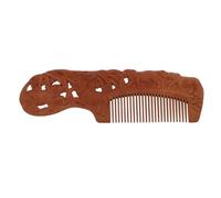 ASAKKURA Portable Peach Wood Hair Comb Scalp Massage Function for Improving Blood Circulation, Premium Hairdressing Tool for Detangling and Styling, for Personal Care and Relaxation