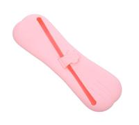 ASAKKURA Portable Silicone Makeup Brush Organizer Compact Cosmetic Storage Case for Brushes and Sundries for Travel and Everyday Use