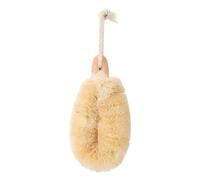 ASAKKURA Portable Sisal Fiber Bath Brush Body Scrubber Wooden Handle Exfoliating Shower Tool for Home Indoor Use Suitable for Teens and Adults