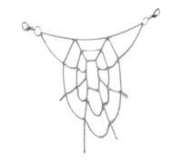 ASAKKURA Punk Spider Web Pants Chain Metal Belt Chain for Jeans Decorative Trousers Accessory for Women and Men Eye-catching Gothic Style Statement for Casual and Formal Wear