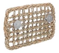 ASAKKURA Rabbit Natural Mat Rabbit Chew for Bunnies Teeth Tooth Grinding Protecting Pets Paws Natural and Edible Aquatic Plant Material Fixing Accessories Indoor Pet Cage