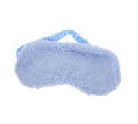 ASAKKURA Rabbit Plush Sleep Eye Mask Blue Comfortable Blindfold for Women Girls Travel Night Sleepover Nap