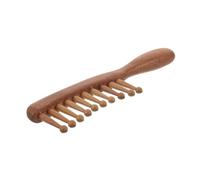 ASAKKURA Sandalwood Wide Tooth Comb Static Texture for Men Women Hair Detangler Wooden Hair Massage Tool Styling Comb