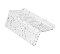 ASAKKURA Self-draining Acrylic Soap Dish Wall Mounted Clear Bathroom Shower Holder for Easy Organization No Drilling Required Elegant Wavy Design for Home and Travel Use