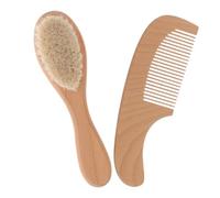 ASAKKURA Shampoo Soft Hair Brush Scalp Scrubber and Comb for Newborn Bathing for Cradle Cap Brush and Gentle Scalp Cleaning