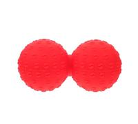 ASAKKURA Silicone Peanut Massage Roller for Foot and Hand Elastic Body Massager Ball for Physical Therapy Muscle Relief and Fitness Easy to Clean Red Massage Ball