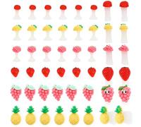 ASAKKURA Silicone Toe Separators Comfortable Toe Dividers 24pcs Washable Pedicure Separators that Avoid Nail Polish being Rubbed for Pedicure and Nail Art