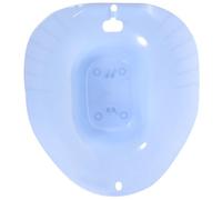 ASAKKURA Sitz Bath Toilet Seat Basin for Pregnant Women and Postpartum Care Corrosion Resistant Basin for Relief Soothing Private Area Cleaning Blue Fit