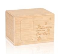 ASAKKURA Small Cinerary Casket for Pets Pet Cinerary Storage Box Home Ash Container Supplies
