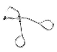 ASAKKURA Stainless Steel Mini Eyelash Curler Silver for Precision Lash Curling Makeup Tool Suitable for Women and Travel Use