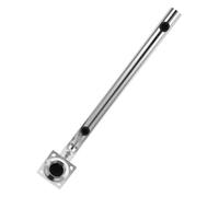 ASAKKURA Stainless Steel Outdoor Antenna Pole Mount Bracket L-shaped Wireless Bridge Support for Security Camera Installation