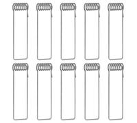 ASAKKURA Stainless Steel Spring Clips 10pcs Effortless Installation and Sturdy Fasteners for Recessed Lighting Fixtures and Downlight Panels for Commercial Shops and Lighting Parts