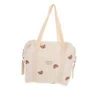 ASAKKURA Stylish Large Capacity Mommy Storage Bag Versatile Diaper Tote for Moms Material for Travel Daily Use Stroller Organizer Bag