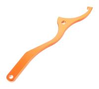 ASAKKURA Universal Coilover Wrench Tool for Off-road Dirt Bike Rear Shock Absorber Adjustment Orange Sag Spanner with C-shape Hook for Motorcycles
