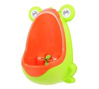 ASAKKURA Urinal for Boys with Cartoon Frog Design Plastic Material Can Stand on The Ground Or Be Hung on The Wall Potty Train Toilet for Boys