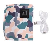 ASAKKURA USB Bottle Warmer for Portable Travel Heater LCD Display Reusable Bottle Warmer for Outdoor Use for Keeping Warm The Go Camouflage Design