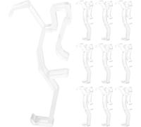 ASAKKURA Valance Clips Plastic Blind Clips Hidden Retainer Holder Replacement Window Blind Accessories for Home Curtain Installation and Repair
