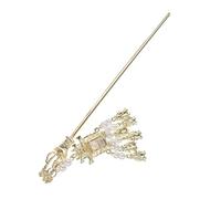 ASAKKURA Vintage Glow Pendant Hair Stick Lantern Style Long Hair Pin Tassel for Women Elegant Chignon Accessory for Traditional and Modern Hairstyles Special Occasions