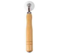 ASAKKURA Wallpaper Roller Seaming Roller Construction Tool with Wood Handles White Composite Material Effective Rolling Forms Flat Seam Professional Design for DIY and Car Decoration