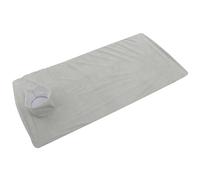 ASAKKURA Waterproof Elastic Fitted Massage Bed Sheet with Face Hole Grey 70x190cm Spa Salon Table Cover Oil-Resistant Beauty Treatment Couch Protector