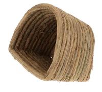 ASAKKURA Woven Hamster Nest and Chicken Laying Nest House Medium Size Natural Grass Sleeping Hut for Small Animals Guinea Pigs and Birds All-season Use