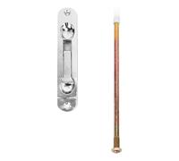 ASAKKURA Zinic Alloy round Head Door Latch Safety Pin Anti-theft Lock Bolt Hasp for Security Doors and Gates