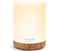 ASAKUKI 300ml Essential Oil Diffuser, Ultrasonic Aroma Diffuser with Timer | Oil Diffusers with 7 LED Lights, Auto-Off, Ultra Quiet Scented Oil Diffusers for Home Bedroom Office Yoga - BPA-Free