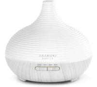 ASAKUKI 300ml Oil Diffuser with 14 LED Lights, Timers, Auto Shut-Off White