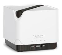 ASAKUKI Essential Oil Diffuser, Ultrasonic Aromatherapy Humidifier Multifunction Humidifier with Timer, Safety Switch, Auto Shut-Off and 7 LED Light Colors, 700ml (Wood