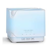 ASAKUKI Essential Oil Diffuser, Ultrasonic Aromatherapy Humidifier Multifunction Humidifier with Timer, Safety Switch, Auto Shut-Off and 7 Colors LED Light, 700ml