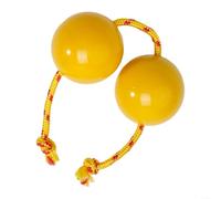 Asalato Sand Ball Percussion Instrument by West African Tradition for Fingertip Control Rhythm Development and Music Therapy (Yellow)