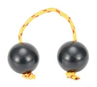 Asalato Sand Ball Percussion Instrument by West African Tradition for Fingertip Control Rhythm Development and Music Therapy (Black)