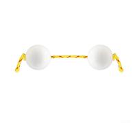 Asalato Sand Eggs African Shakers Rhythm Fingertip Ball Percussion Instrument for Toddler Learning White 5cm(White)