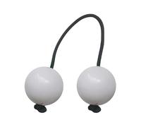 ASALATO SHAKERS - 2 Pairs African Rhythm Balls with Adjustable Cord | Hand Percussion Instrument for Musical Practice, Coordination Training, Cultural Drums, Great for Bambi